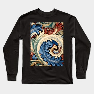 Ottoman Splendor Unveiled: Tiles, Ceramics, and Vibrant Artistry Long Sleeve T-Shirt